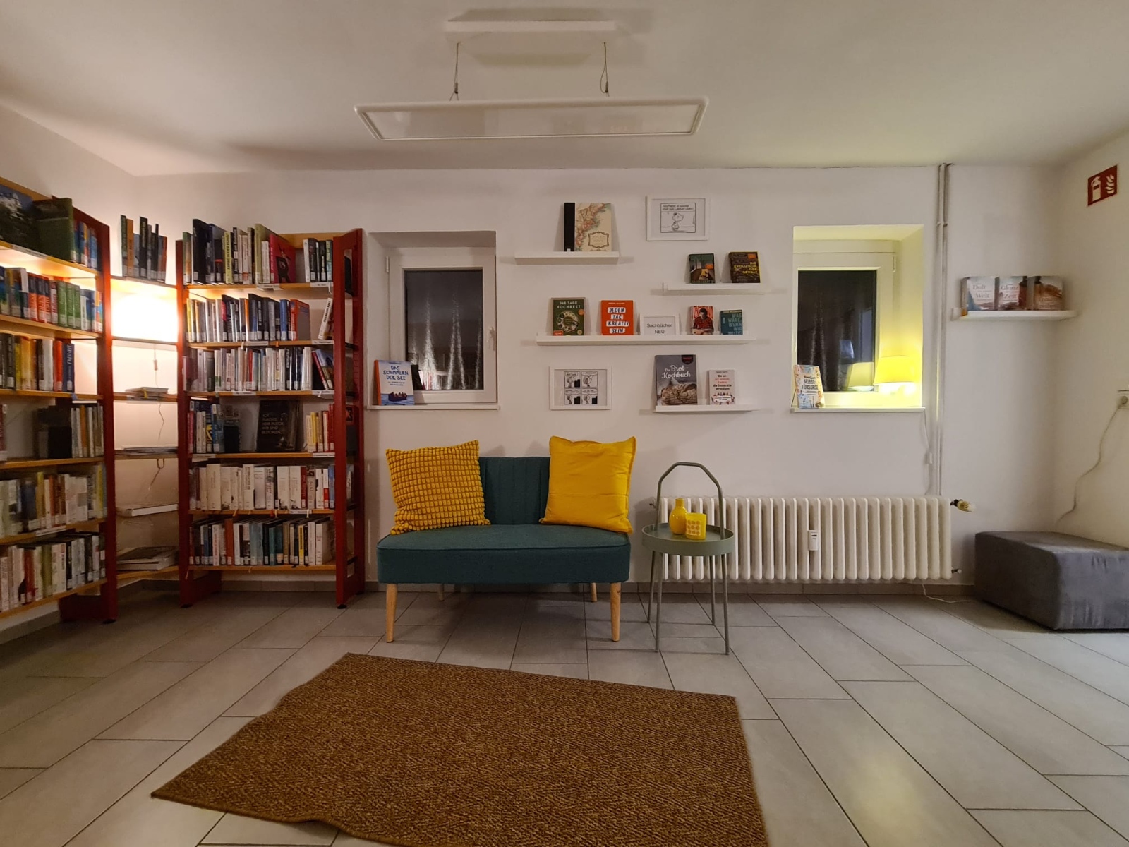 Ein Ort der Ruhe und Inspiration: der neu gestaltete Leseraum für Erwachsene.